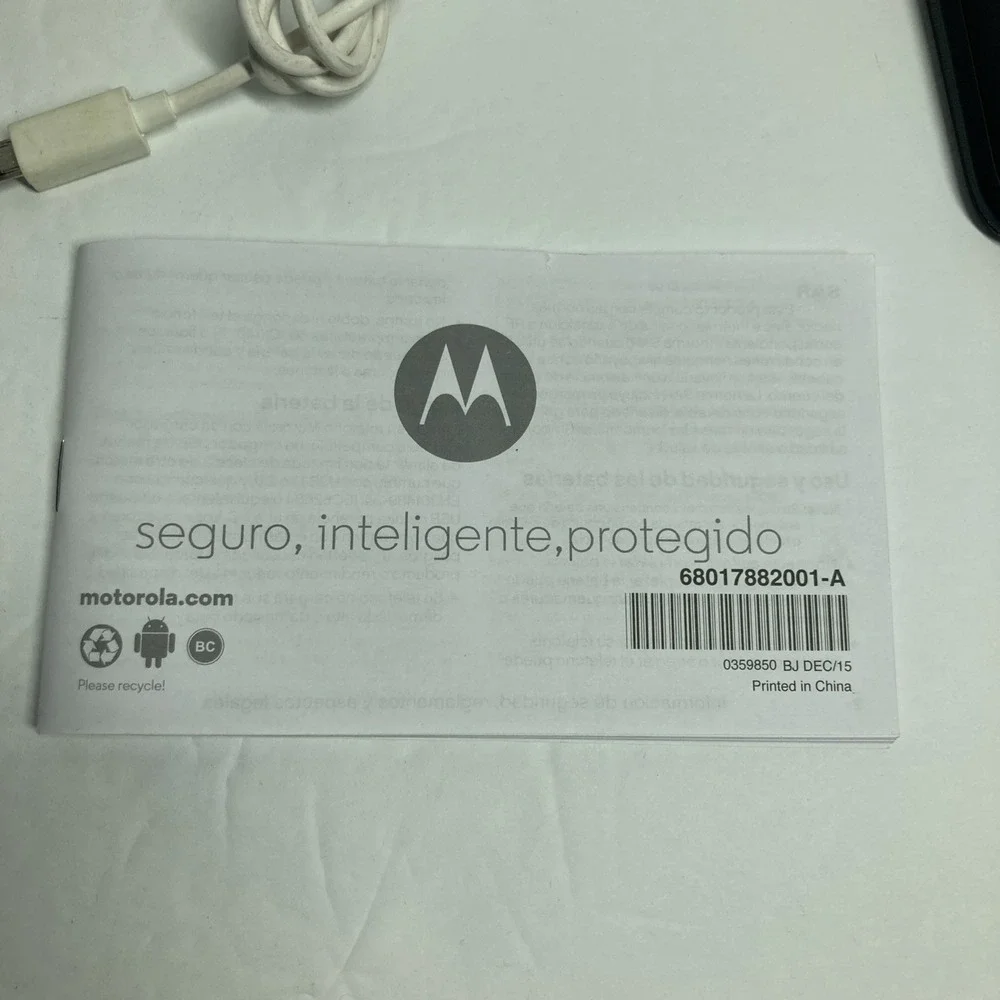 Motorola Moto E 2nd Gen Smartphone OS Black 4.5